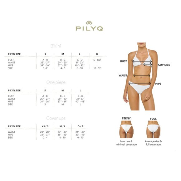 NWT PQ/Pilyq Revolve Pineapple Reef Bandeau Cheeky Bottom Bikini, Size Large - Picture 6 of 7